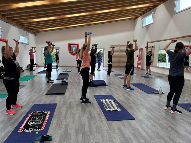 Winterliche Fitnessfreuden beim SV Kripp