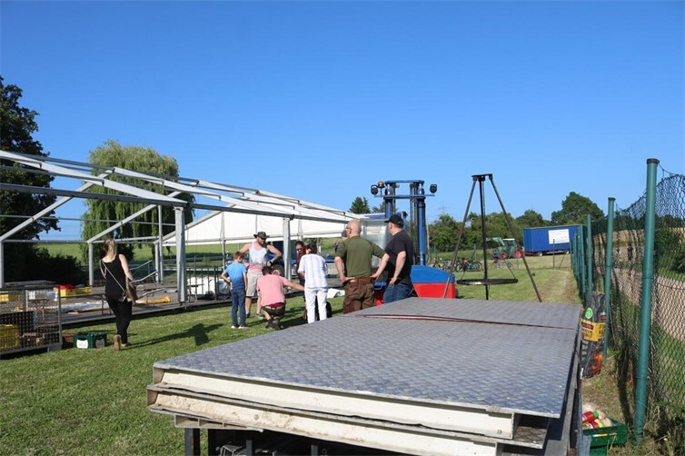 Einweihung neuer Schautafeln und Helferfest in Eckendorf