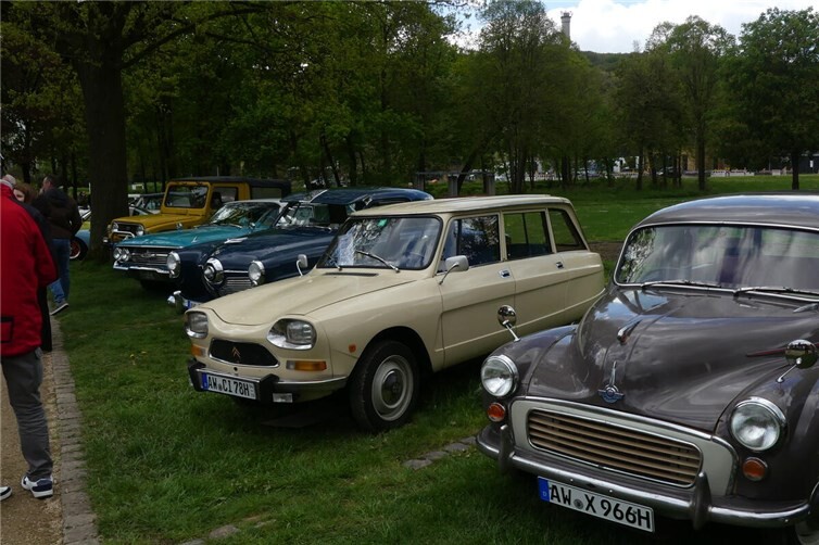 Herausgeputzt zum AAC-Automobil-Picknick in den Dahliengarten