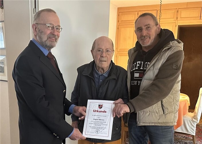 ABK Ahrbrück ehrt August Werres