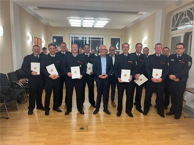 Ernennungsabend der Freiwilligen Feuerwehren