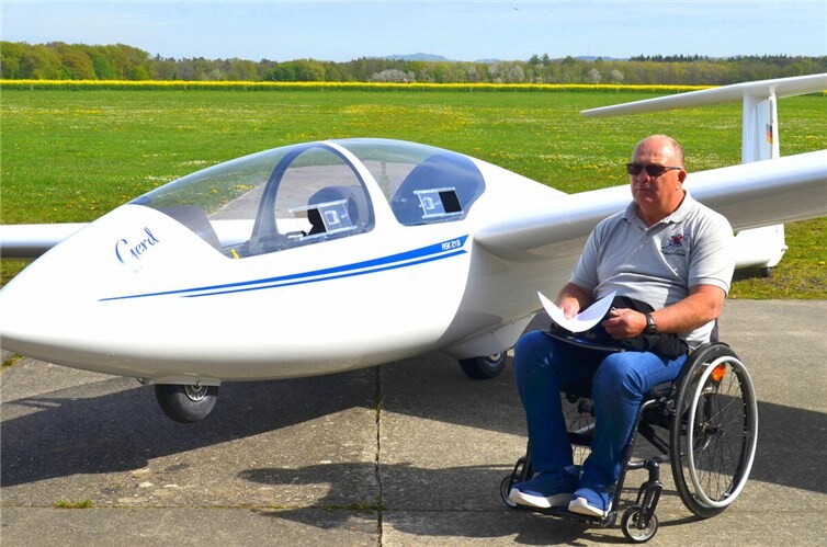 Mit dem Rolliflieger in die Luft