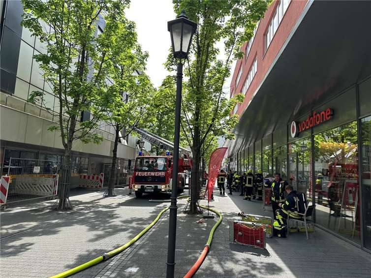 Das Kaufhaus konnte rechtzeitig evakuiert werden 