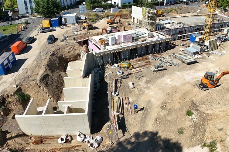 Neues Feuerwehrhaus in Ahrweiler macht rasante Fortschritte
