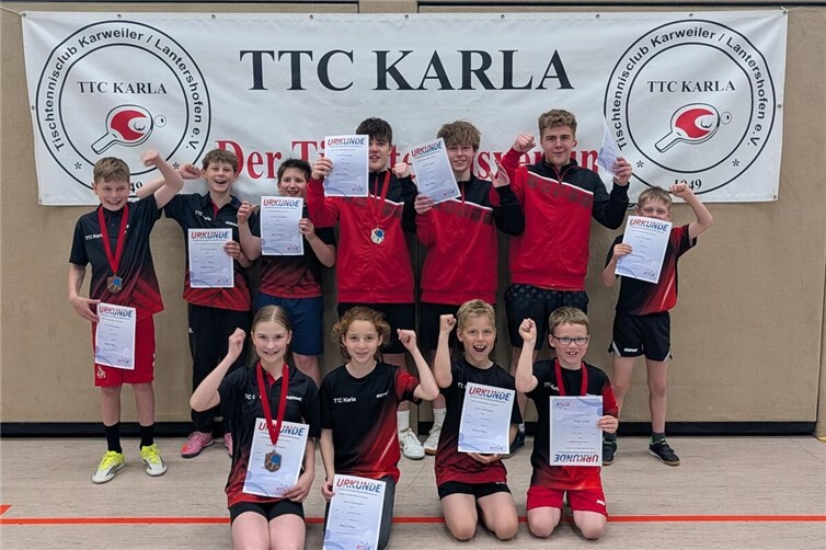 Starke Leistungen des TTC Karla