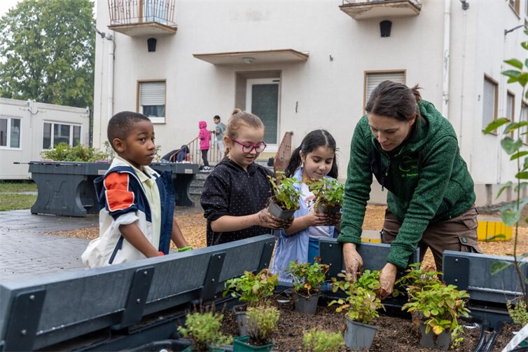 Mobile Grünflächen fördern nachhaltige Bildung