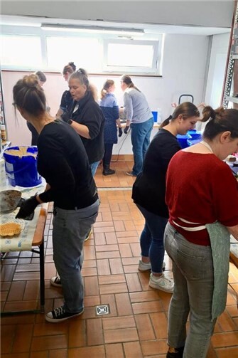 Großer Andrang beim Waffeltag