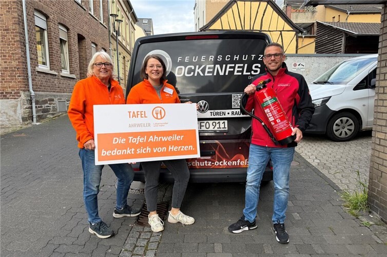 Feuerschutz Ockenfels unterstützt die Tafel