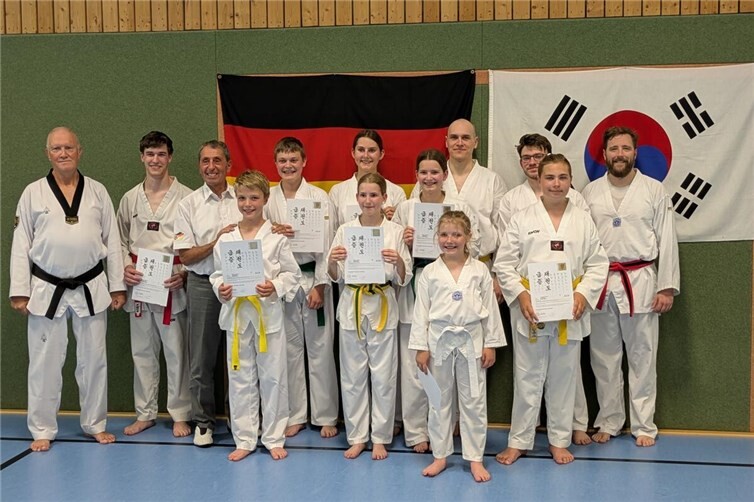 Erfolgreiche Taekwon-Do Gürtelprüfung in Ahrweiler