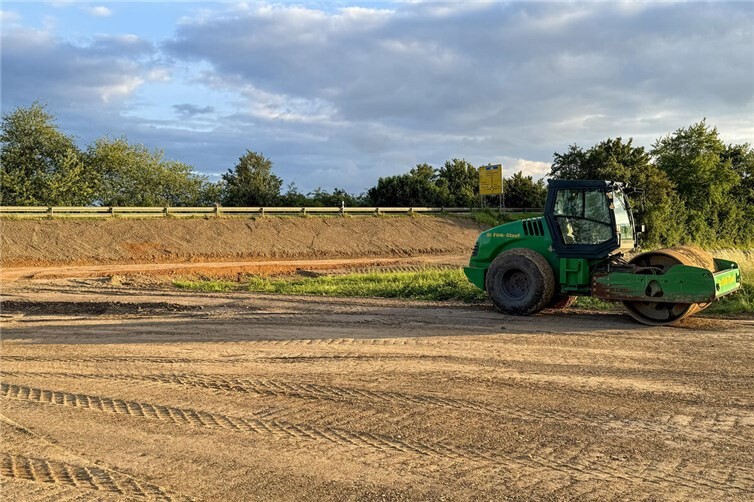 Start der Bauarbeiten für Zufahrt zur neuen Kläranlage