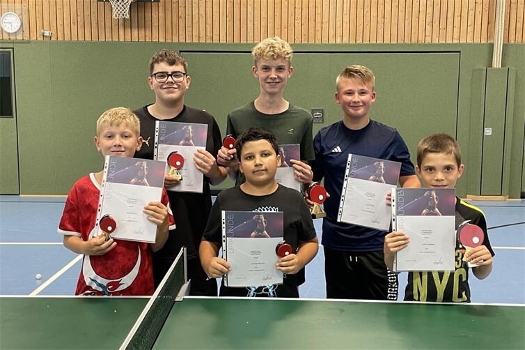 SG Trainingscup Bad Neuenahr-Ahrweiler: Fleiß und Einsatz im Tischtennistraining