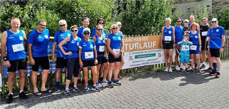LG Laacher See beim Brohlbachtal-Lauf in Gamlen 