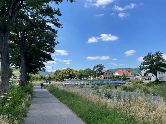 Fortschritte beim Wiederaufbau der Bachemer Brücke