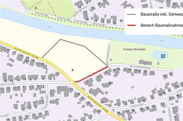 Kanalbaumaßnahme „Am Schwimmbad“ in Ahrweiler starten bald