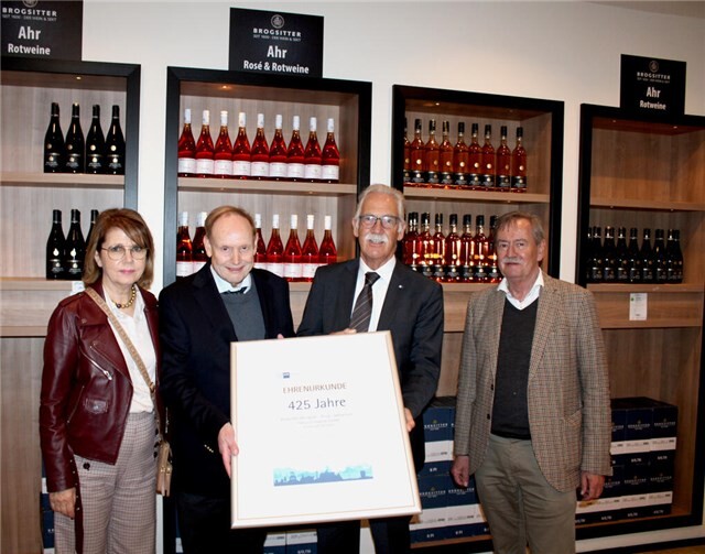 Brogsitter Weingüter feiern außergewöhnliches Jubiläum