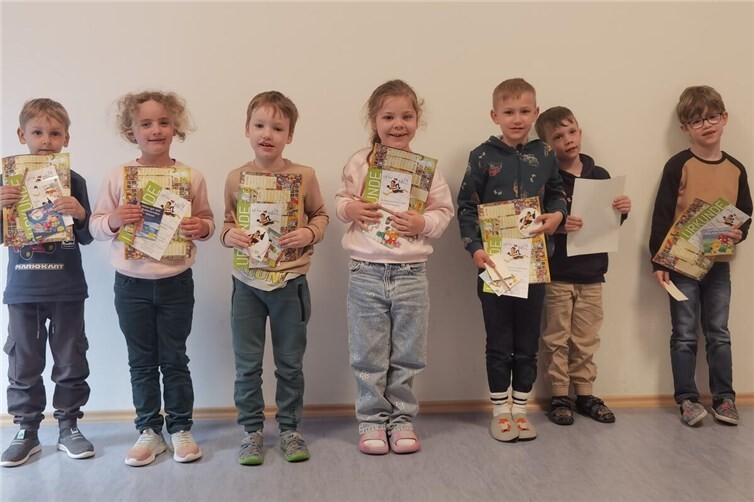 Bibfit: Vorschulkinder entdecken die Bücherei St. Stephanus in Grafschaft-Leimersdorf