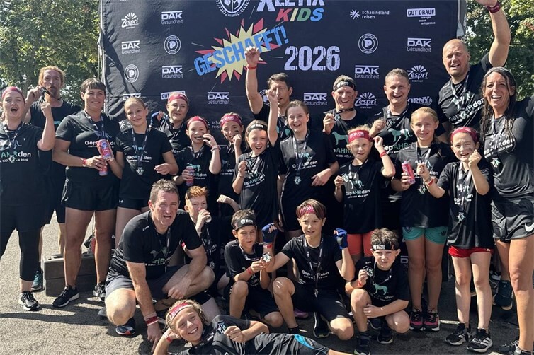 GepAHRden des SV Blau-Gelb Dernau starten beim „Xletix Kids“