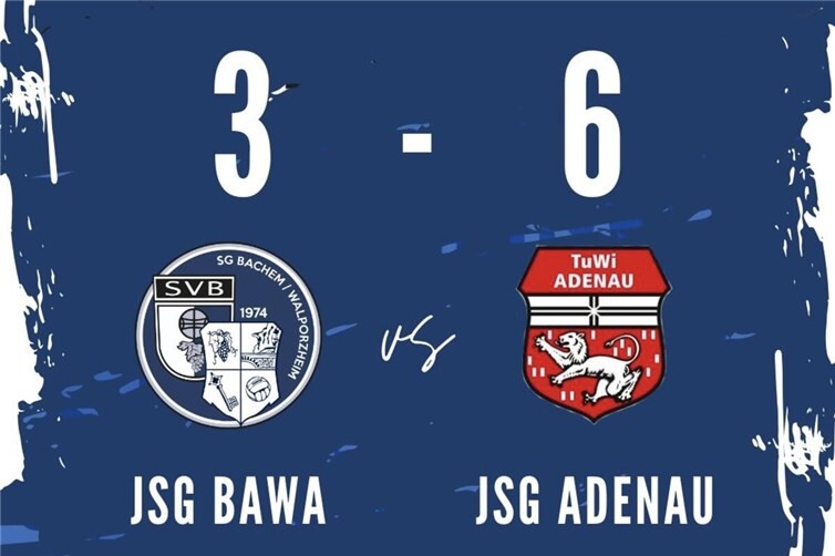 JSG Bachem/Walporzheim verliert Spitzenspiel gegen Adenau mit 3:6
