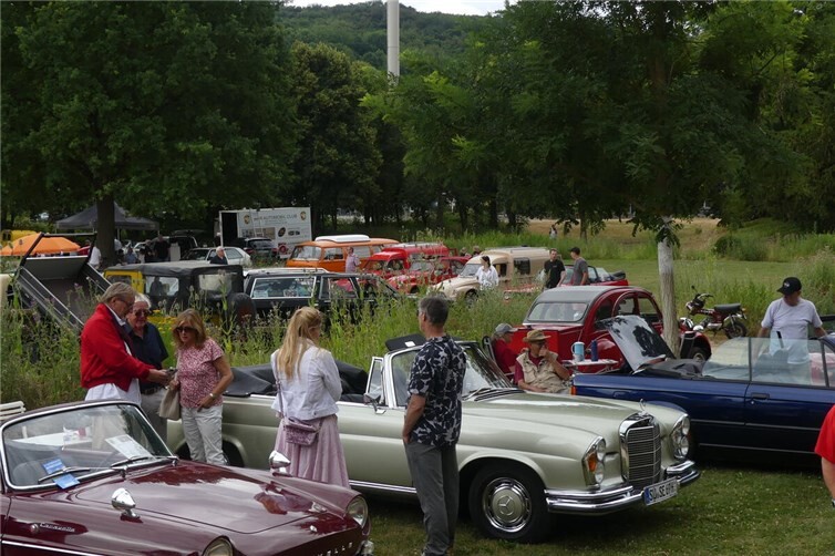 „Mr. Stringer“ gab sich die Ehre beim AAC-Picknick im Dahliengarten