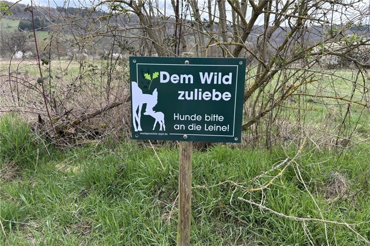 Rücksicht in Feld und Wald erforderlich