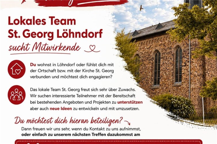 Kirchliches Gemeindeleben in Löhndorf: Einladung zum Treffen im Pfarrhof