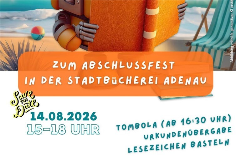 Lesesommer-Abschlussfest in der Stadtbücherei mit buntem Programm