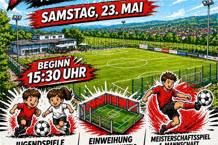 SV Kripp lädt zum Saisonabschluss und zur Einweihung des neuen Multifunktionsfeldes ein