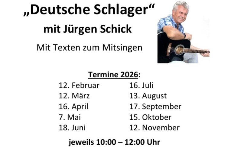 Schlager zum Mitsingen im Mehrgenerationenhaus in Bad Neuenahr