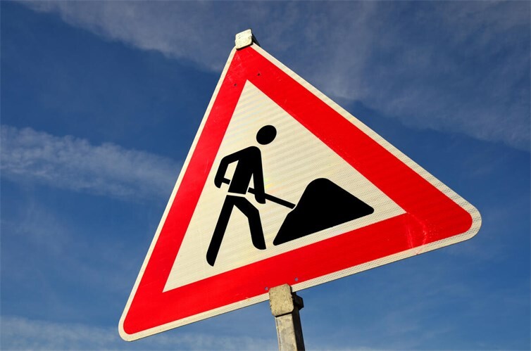 07.10.: Bad Breisig: Erneuerung der Induktionsschleifen im Verlauf der B9