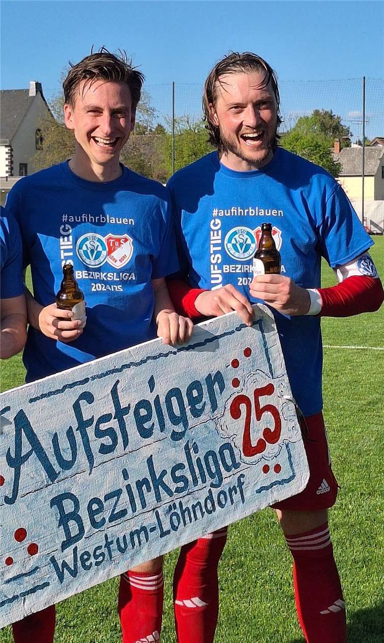 SG Westum/Löhndorf verabschiedet Tim Palm und Roderik Speich 