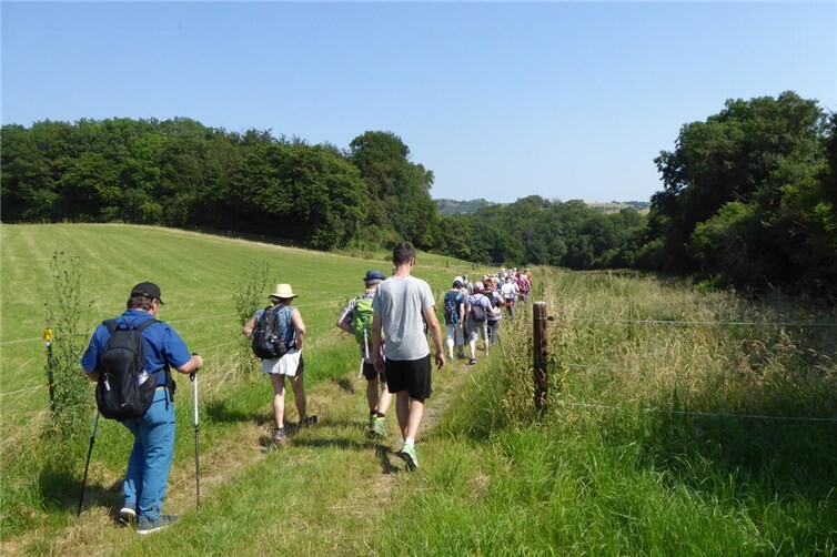 Wandern auf dem Jakobsweg: Strecke Namedy bis Plaidt