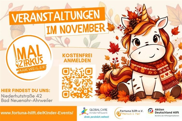 Kreative Workshops und Lesungen im Malzirkus Bad Neuenahr-Ahrweiler