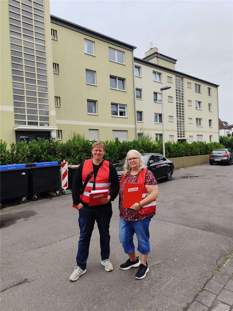 Die Linke im Kreis Ahrweiler unterwegs zu Haustürgesprächen 