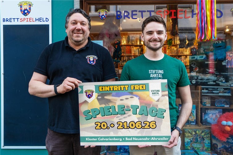 Spieletage 2026 im Kloster Calvarienberg:Am 20. & 21. Juni in Ahrweiler – Eintritt frei!