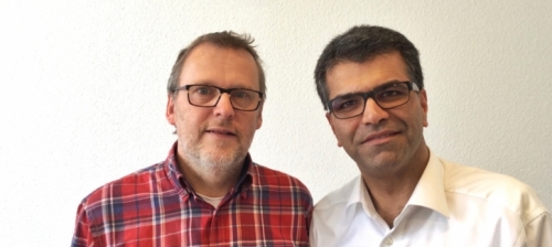 Karl-Heinz Hauser und Dr. med. Mostafa Rafat